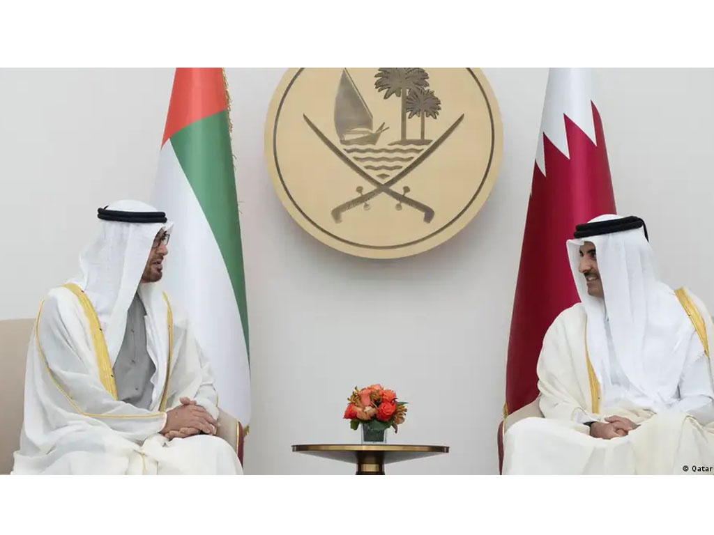 presiden uea dan penguasa qatar