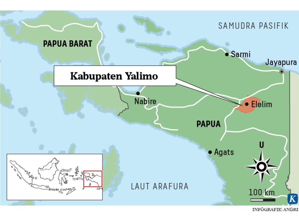 letak yalimo