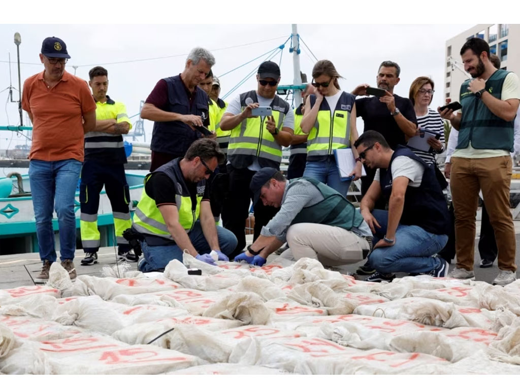 polisi spanyol sita kokain