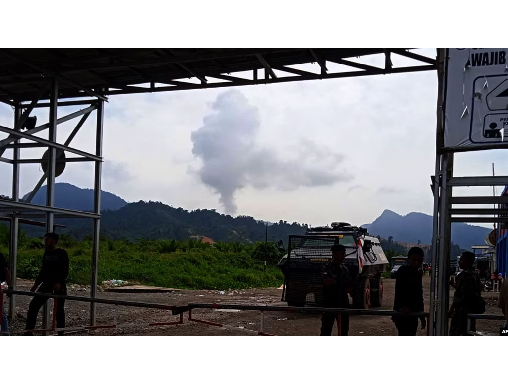 pabrik nikel di sulteng terbakar