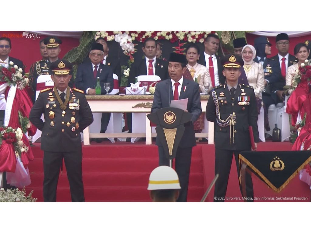 jokosi pidato di hut bhayangkar 77