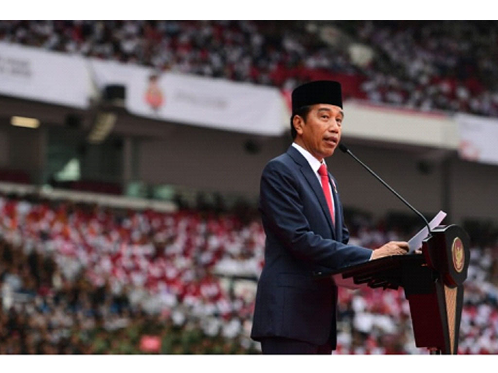 jokowi pidato hut bhayangkara