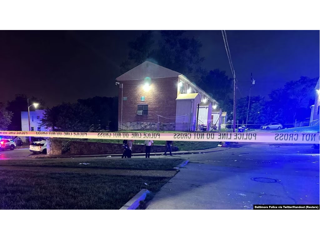 lokasi penembakandi baltimore