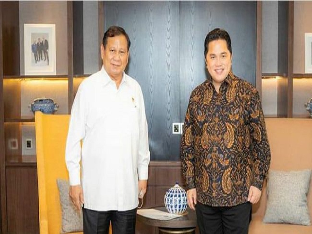 Prabowo dan Erick Thohir