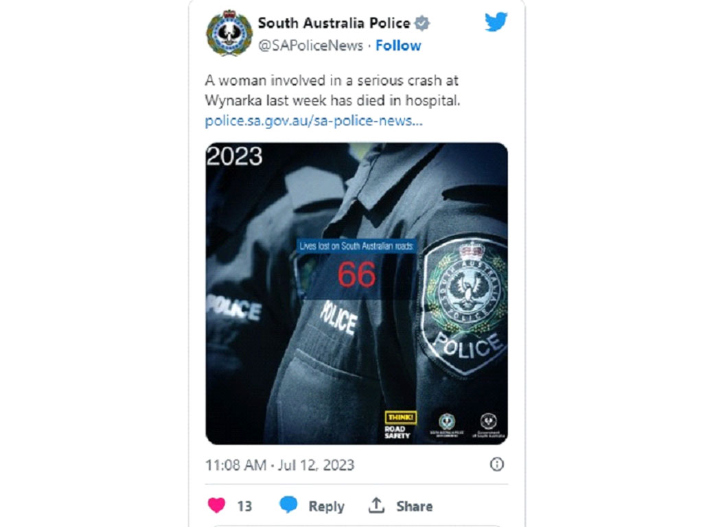 cuitan polisi australia tentang mita