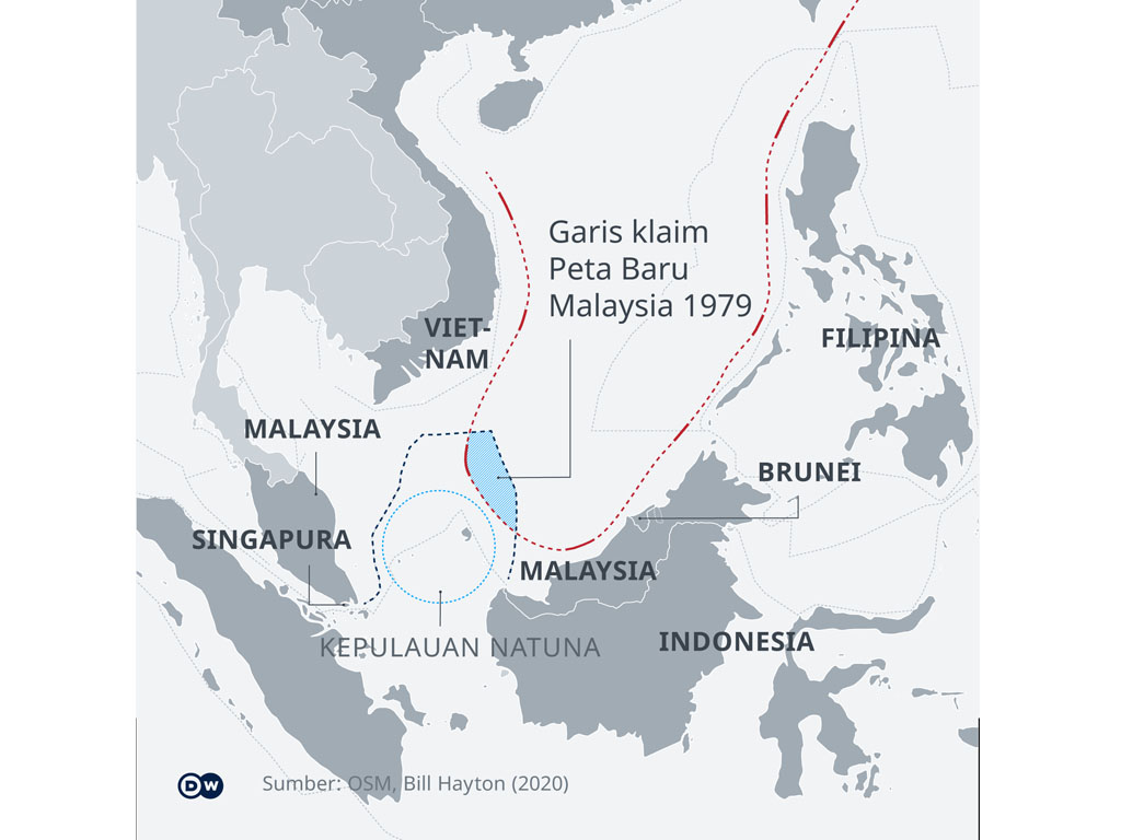 sembilan garis putus china