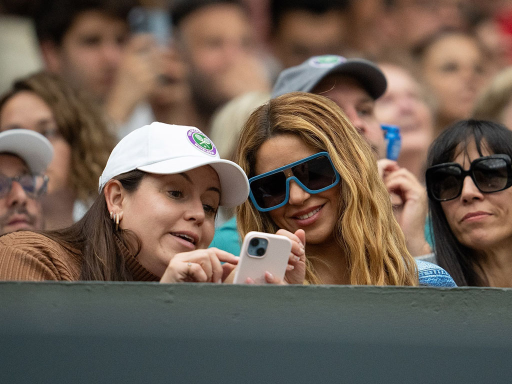 shakira nonton semifinal tungga putra