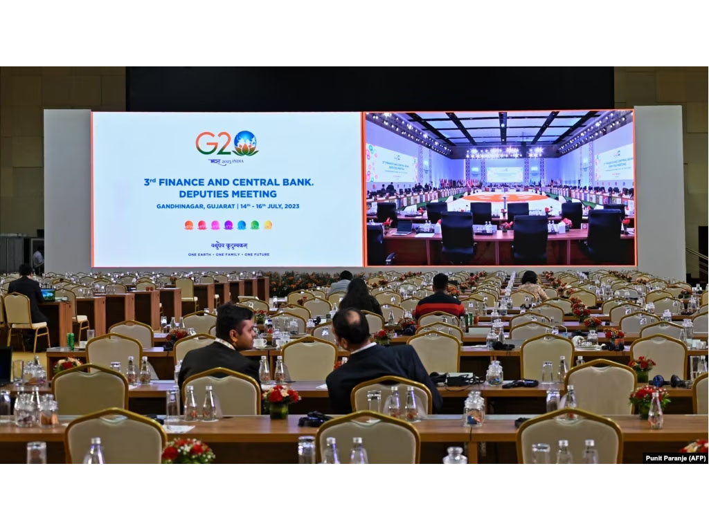 Anggota delegasi G20 di Gandhinagar
