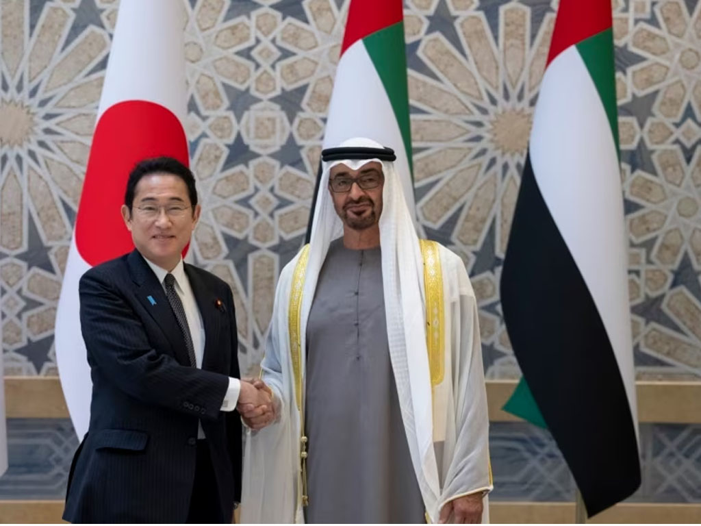 pm jepang di abu dhabi
