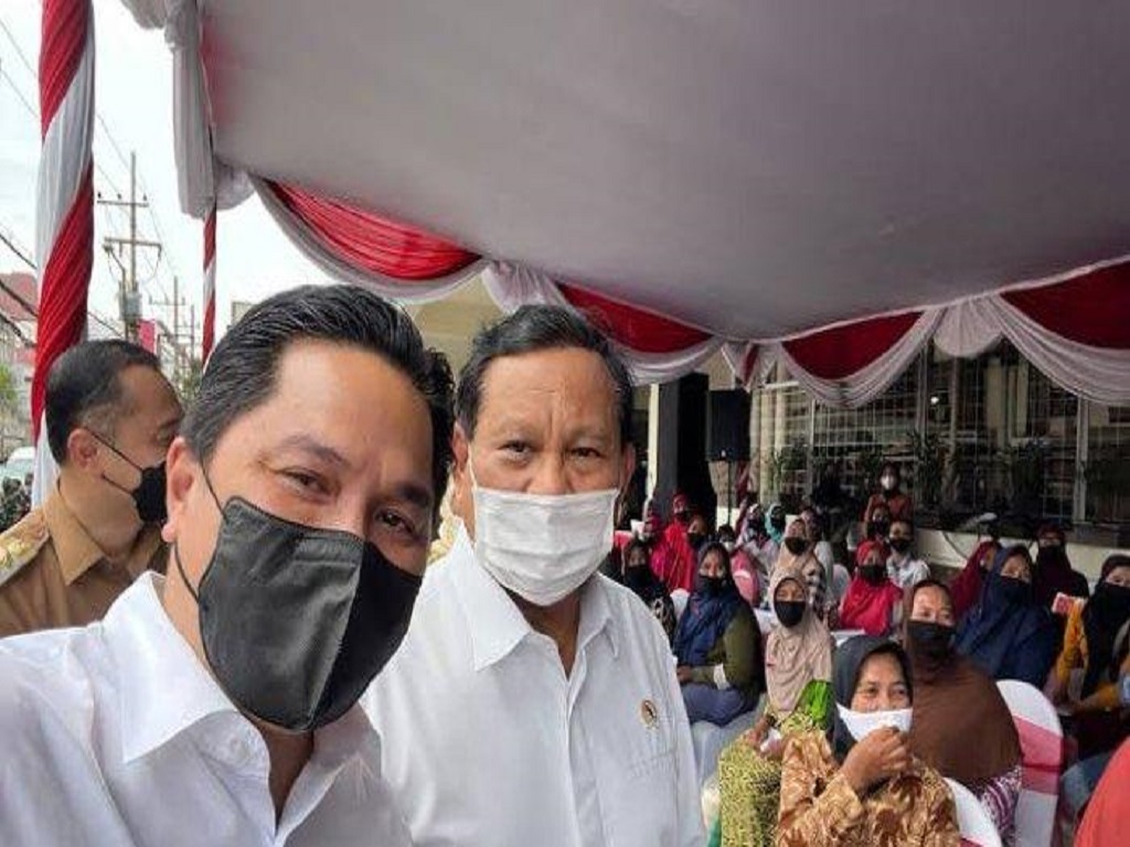 Erick Thohir dan Prabowo