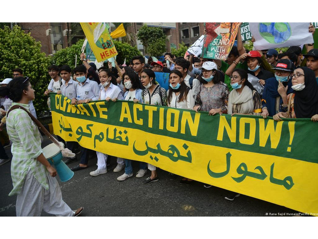 aksi protes iklim di pakistan