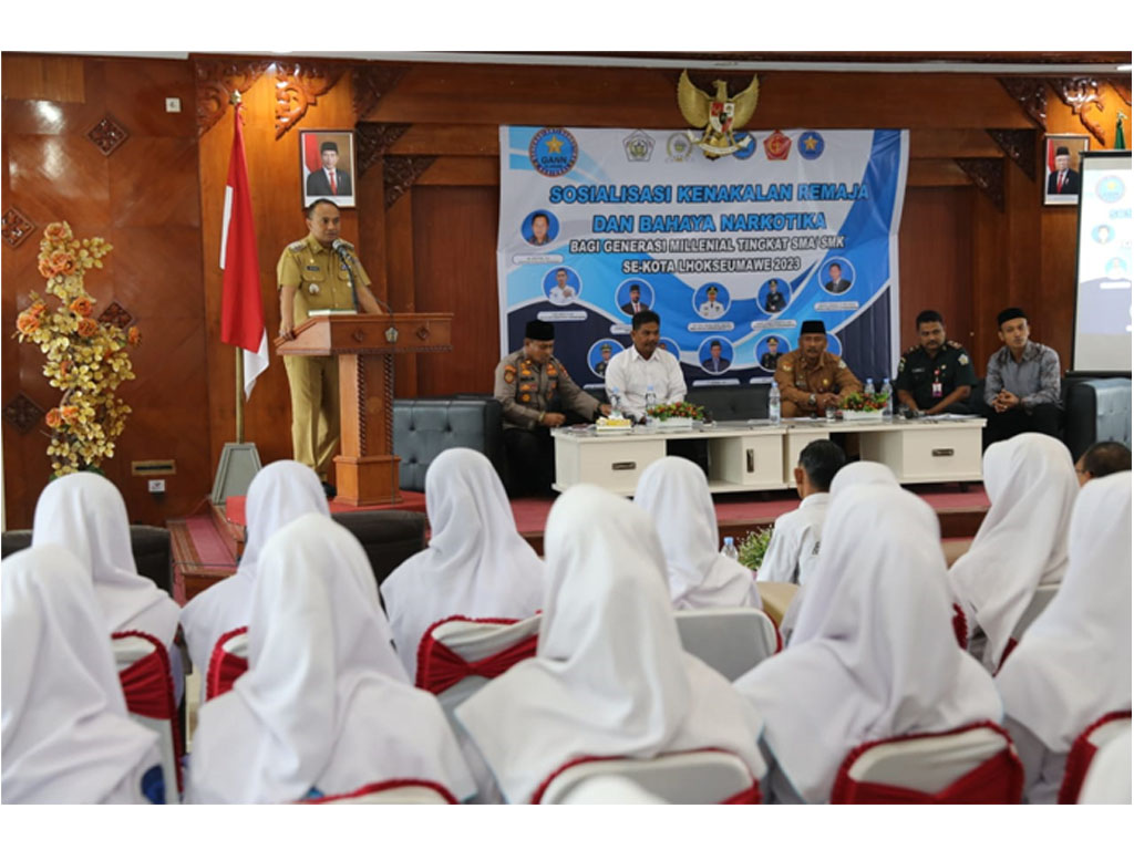 pj walkot lhokseumawe sosialisasi narkoba1