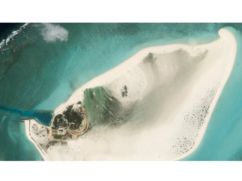 citra satelit Pulau Triton di Laut China Selatan