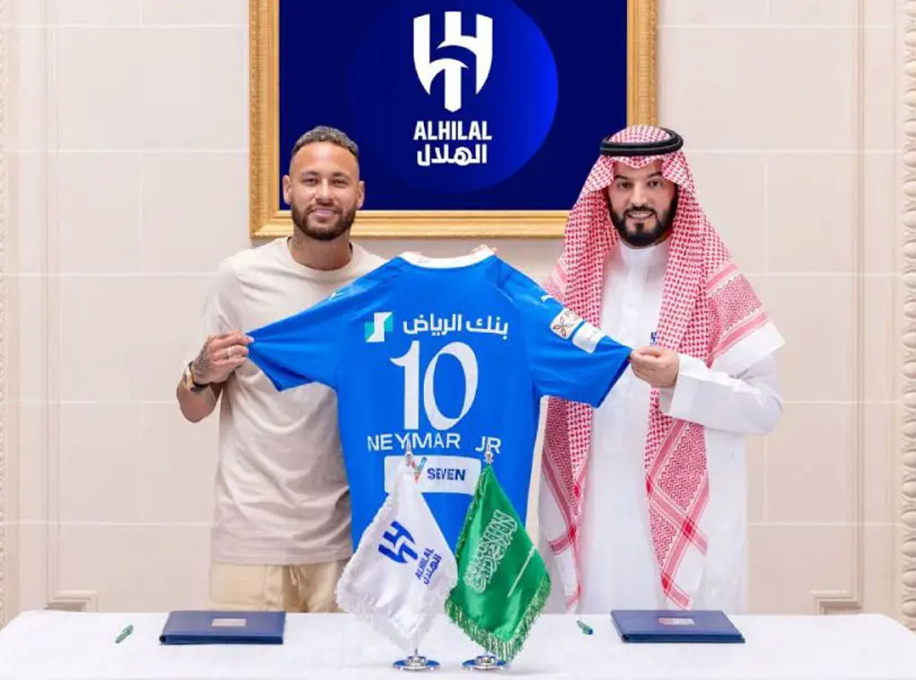 neymar dng jersey al hilal