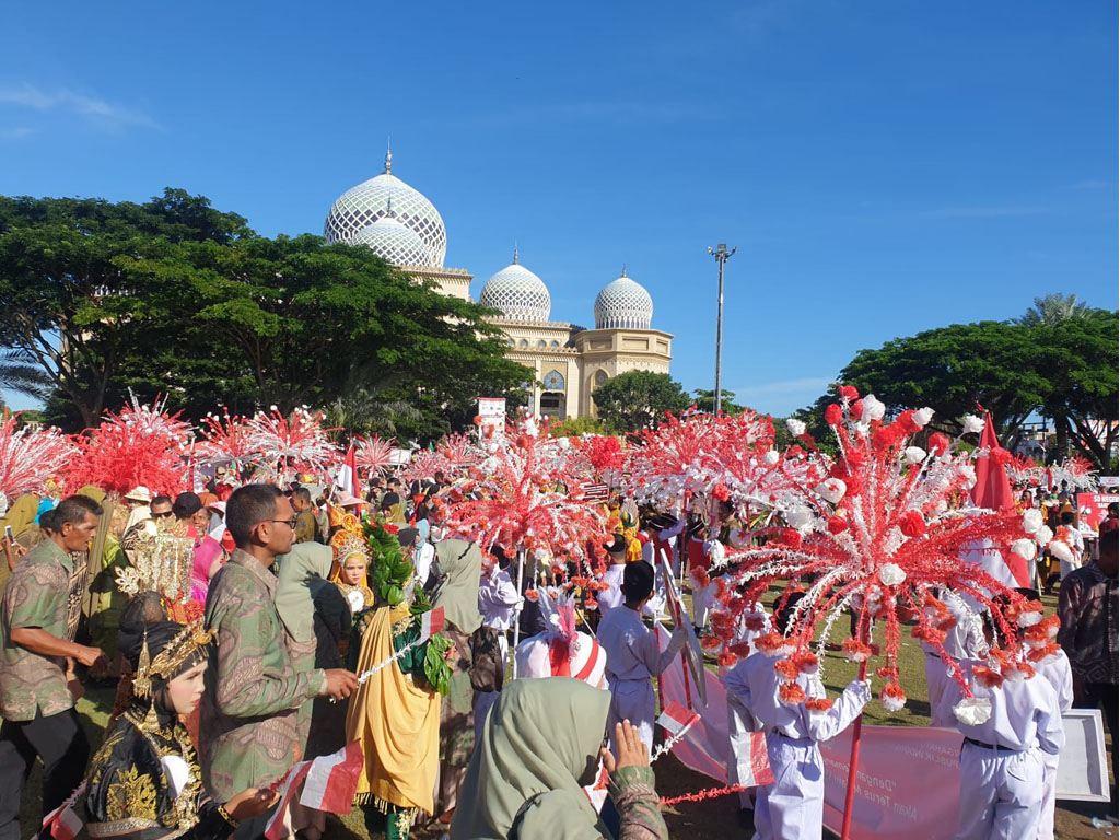 pawai hut kemerdekaan lhokseumawe5