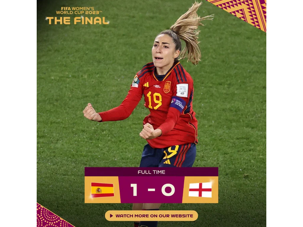 skor akhir final spanyol vs inggris wanita
