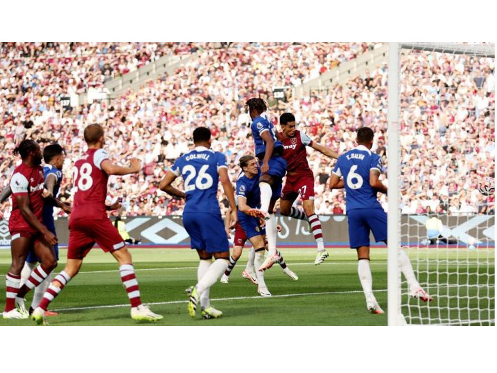 gol west ham ke gawang chelsea