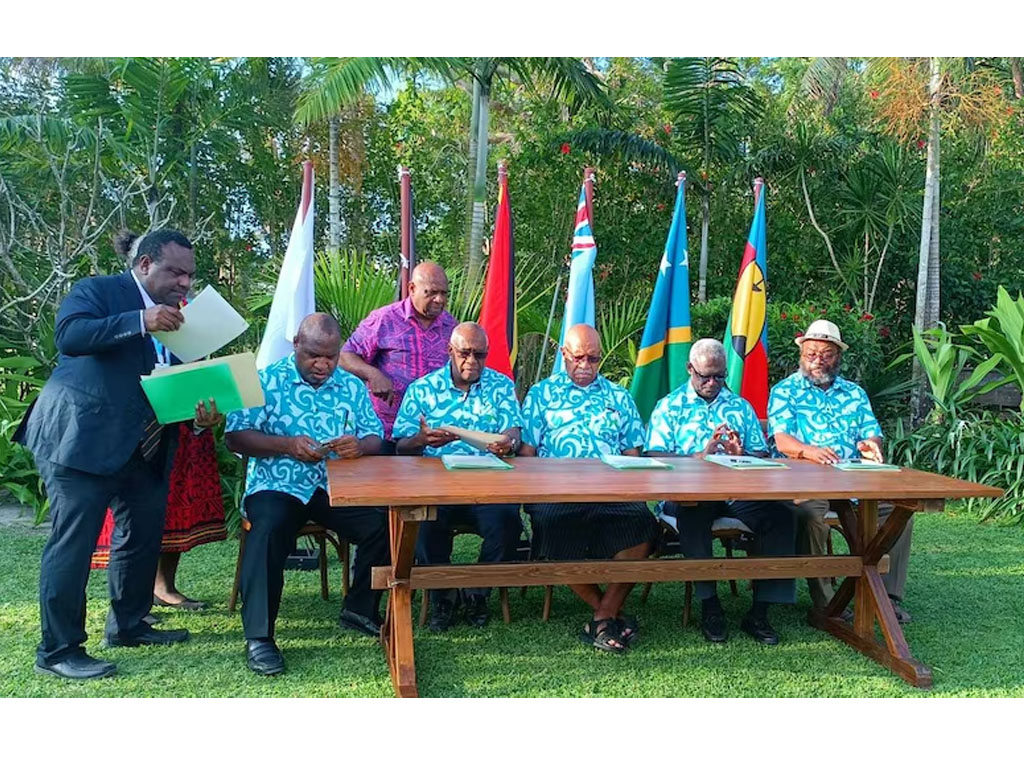 Pertemuan pemimpin Melanesia Spearhead Group