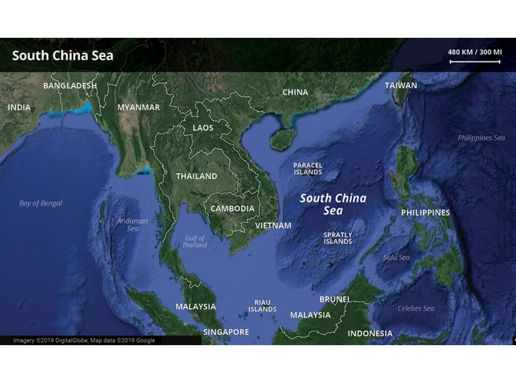 peta wilayah laut china selatan