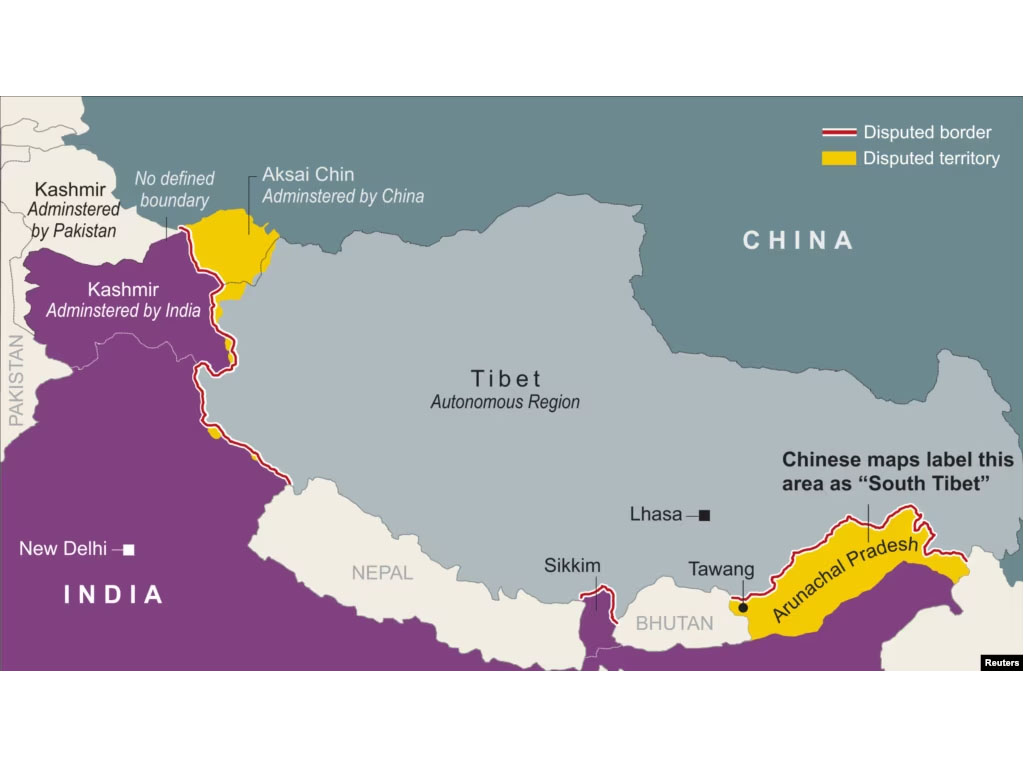 batas india dan china