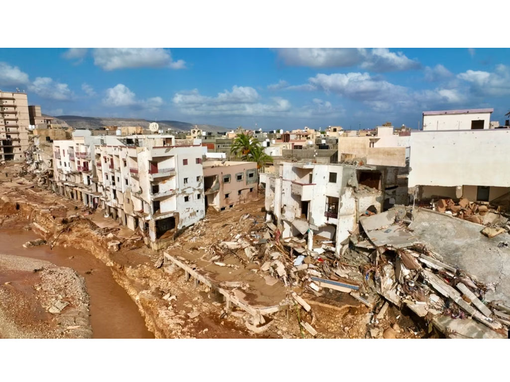 kerusakan di libya akibat badai
