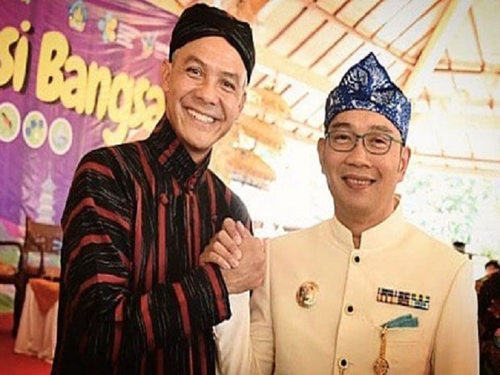 Ganjar Pranowo dan Ridwan Kamil