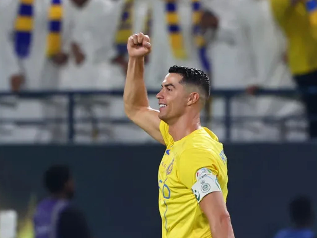 ronaldo rayakan gol