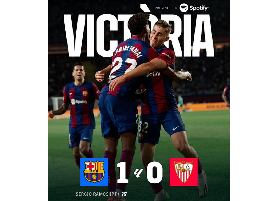 skor akhir barcelona vs sevilla