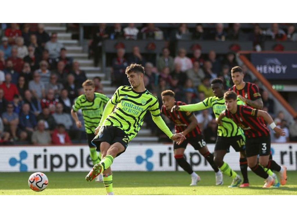 gol arsnal ke bournemouth