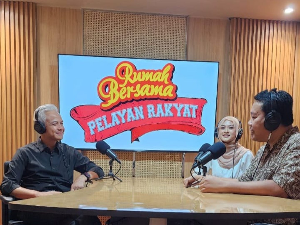 Ganjar Pranowo dalam podcast RBPR