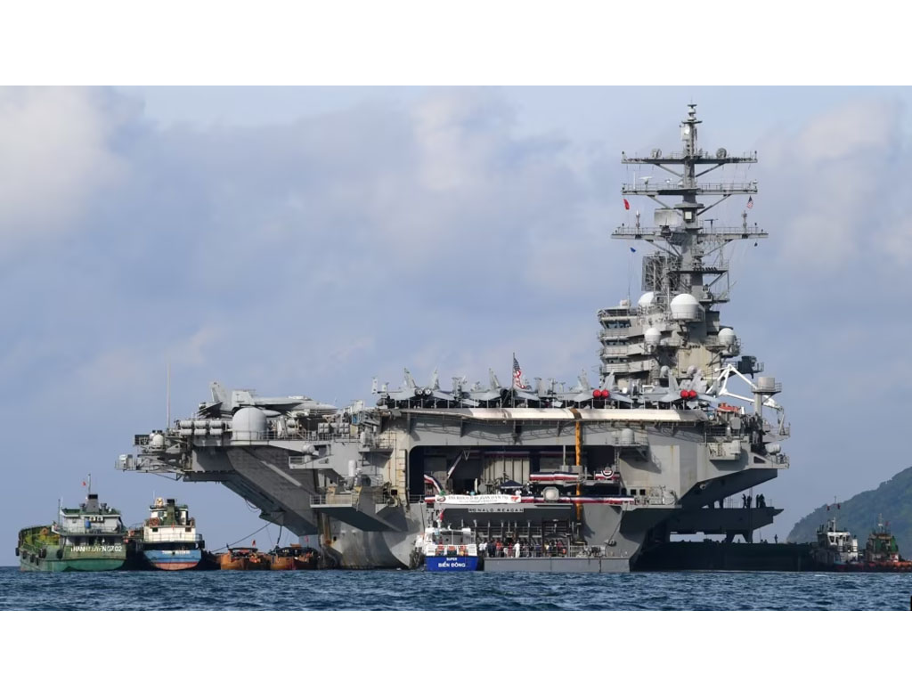 USS Ronald Reagan di Korsel