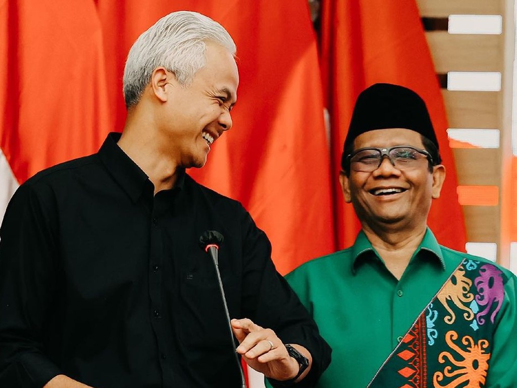 Ganjar Pranowo dan Mahfud MD