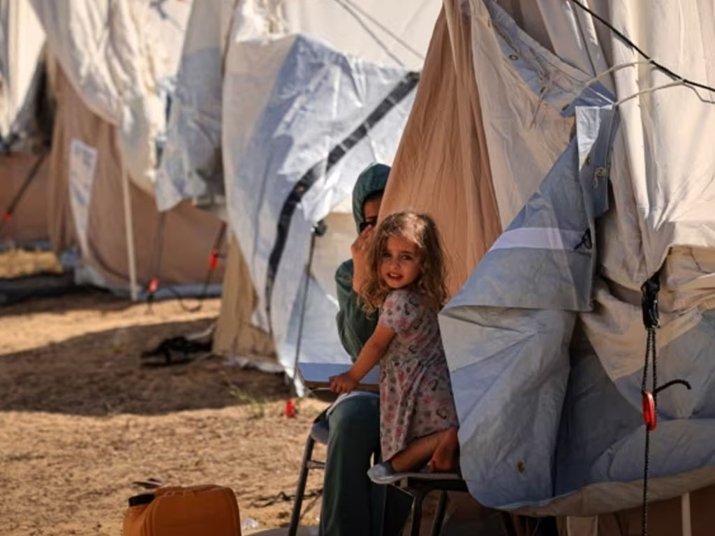 tenda pengungsi palestina