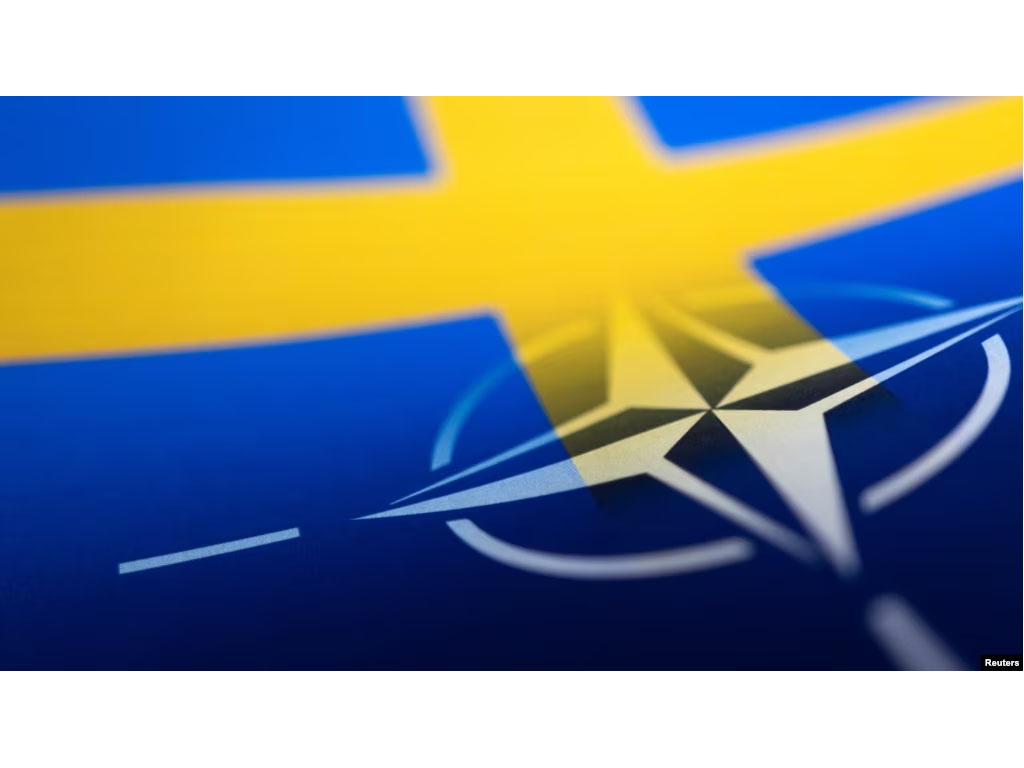 bendera swedia dan nato