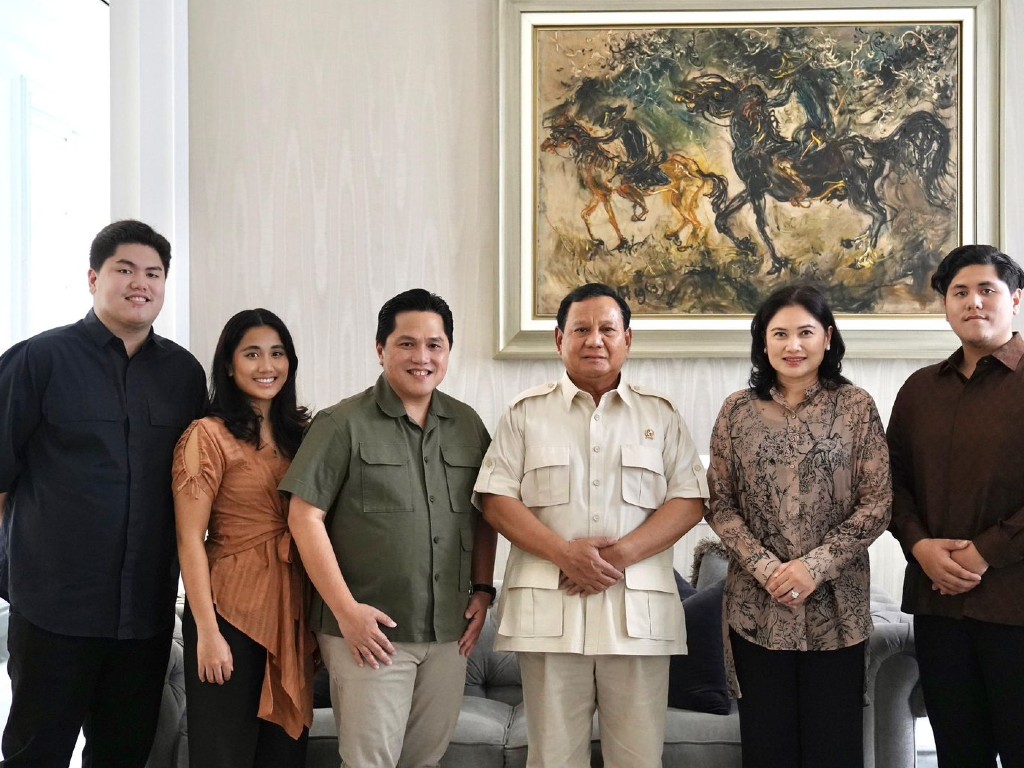 Erick Thohir dan Prabowo Subianto