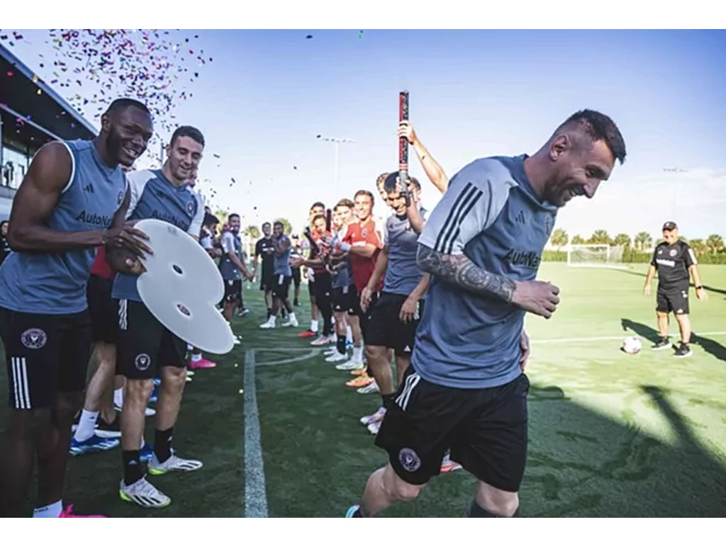 messi disambut di inter miami