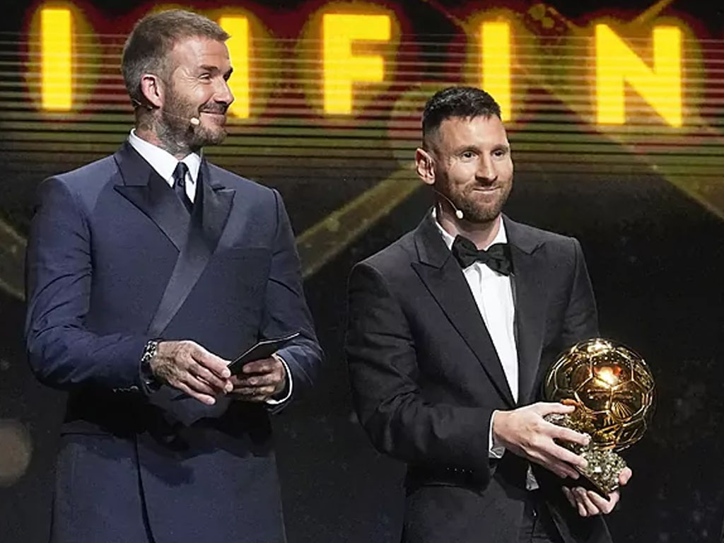 David Beckham dan Lionel Messi