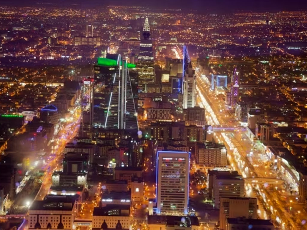 Pemandangan udara Kota Riyadh