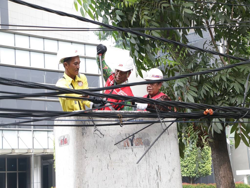 Penurunan kabel udara