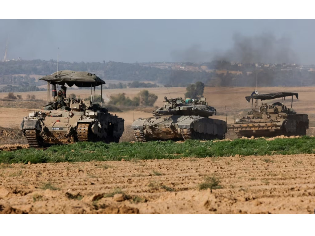 Kendaraan militer Israel