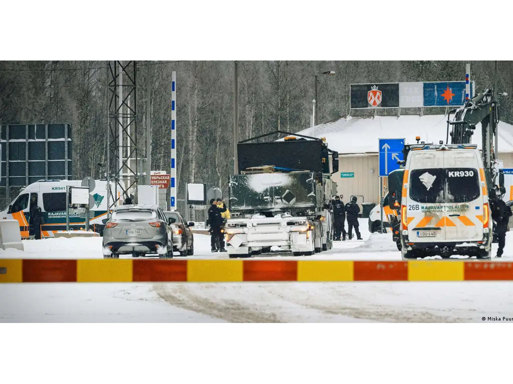 pintu perbatasan antara finlandia dan rusia