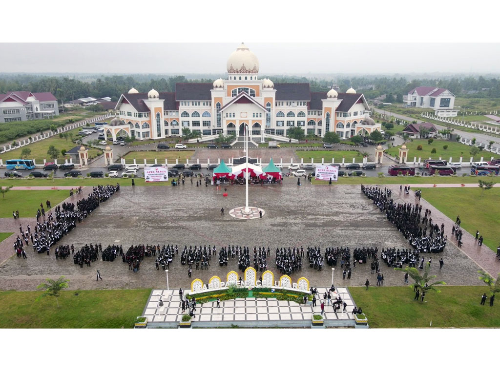 foto udara apel siaga bawaslu aceh utara2