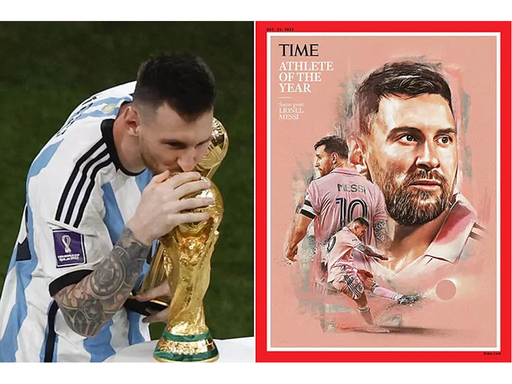 messi dan cover time