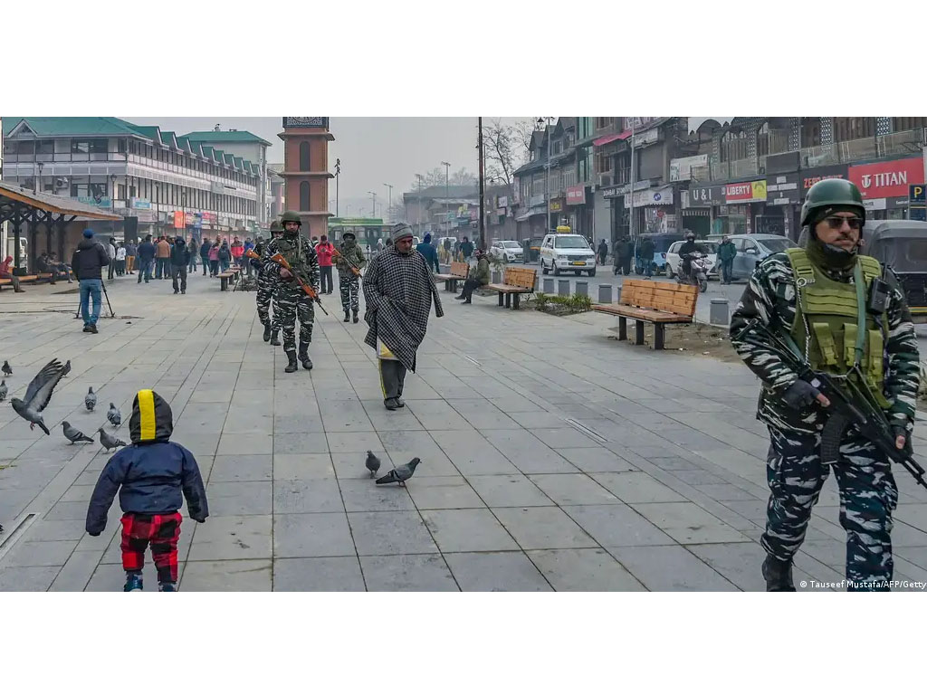 milier india di kashmir
