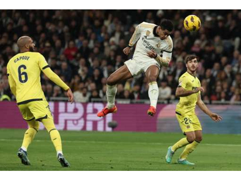 gol madrid ke gawang villarreal