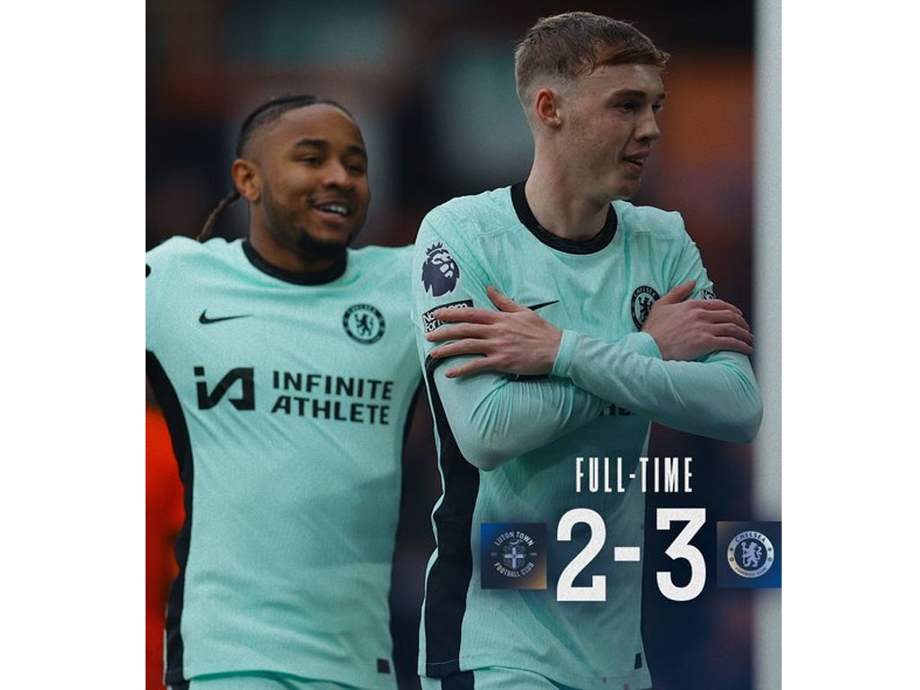 skor akhir luton vs chelsea