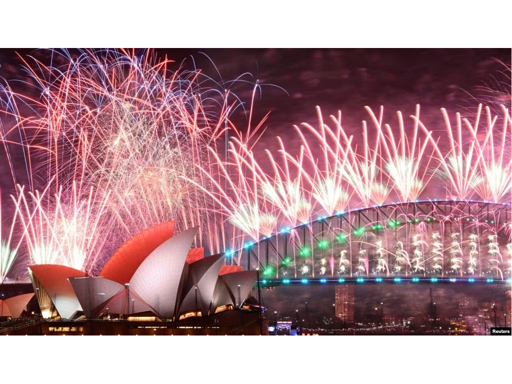 kembang api di sydney