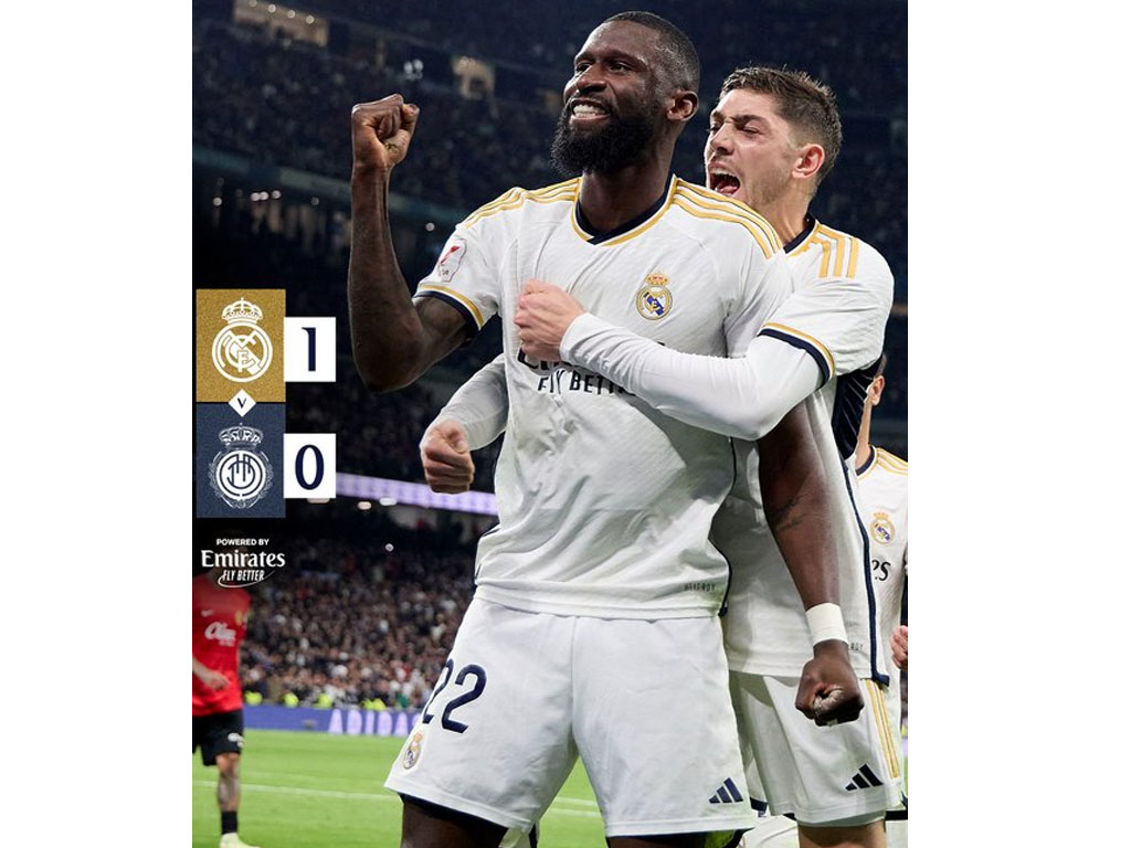 skor akhir Madrid vs Mallorca