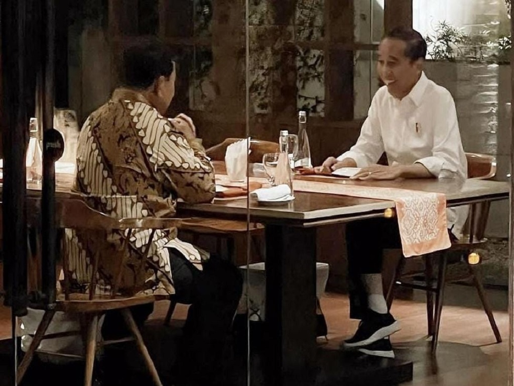 Makan Malam Jokowi dengan Prabowo