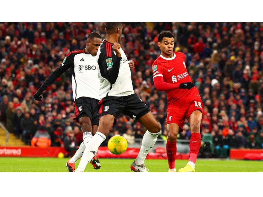 gol liverpool ke gawang fulham